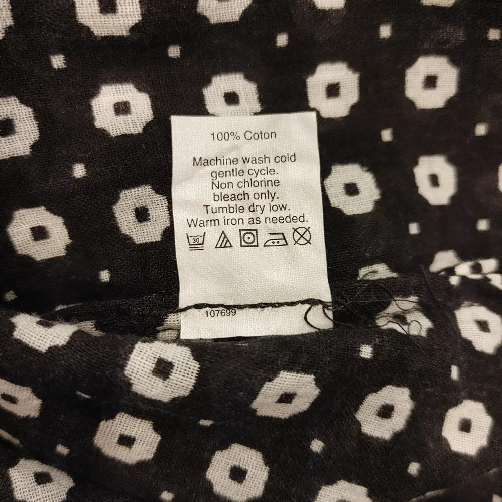 JCREW SWIM COVERUP TUNIC, BLACK S - Picture 10 of 11